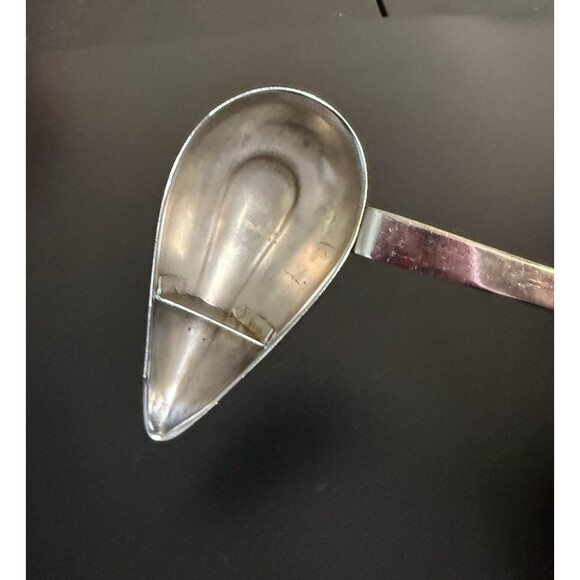 Vintage Japan Tea Bag Strainer Holder Handled Silver Hanging Spoon 8.5" - Picture 6 of 6